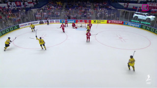 Pasaules hokeja čempionāta spēle. Zviedrija - Polija 5:1