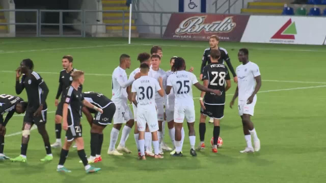 Latvijas kausa pusfināla spēlē futbolā "Riga FC" pārspēj FK "Liepāja"