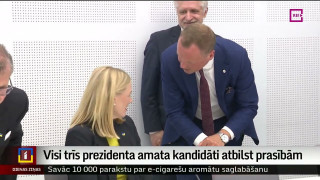 Visi trīs prezidenta amata kandidāti atbilst prasībām