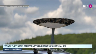 «Starlink» satelītinternets Ukrainas kaujas laukā