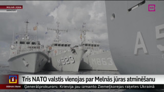 Trīs NATO valstis vienojas par Melnās jūras atmīnēšanu