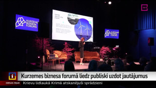 Kurzemes biznesa forumā liedz publiski uzdot jautājumus
