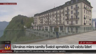Ukrainas miera samitu Šveicē apmeklēs 40 valstu līderi