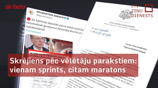 Skrējiens pēc vēlētāju parakstiem: vienam sprints, citam maratons