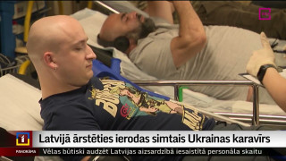 Latvijā ārstēties ierodas simtais Ukrainas karavīrs