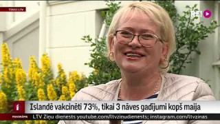 Islandē vakcinēti 73%, tikai 3 nāves gadījumi kopš maija