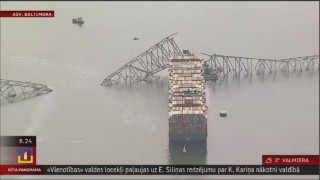 Tilta katastrofā ASV pilsētā Baltimorā 6 upuri