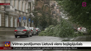 Vētras postījumos Lietuvā viens bojāgājušais