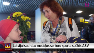 Latvijai sudraba medaļas senioru sporta spēlēs ASV