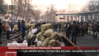 Ukrainas galvaspilsētā trausls pamiers