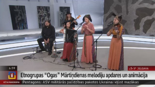 Etnogrupa "Ogas" laiž klajā Mārtiņdienas melodiju apdari