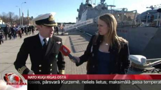 NATO kuģi Rīgas ostā