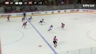 Olimpiskais atlases turnīrs hokejā. Austrija - Latvija 1:8