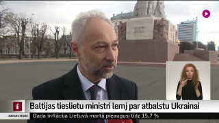 Baltijas tieslietu ministri lemj par atbalstu Ukrainai