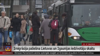 Imigrācija palielina Lietuvas un Igaunijas iedzīvotāju skaitu