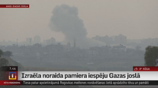 Izraēla noraida pamiera iespēju Gazas joslā