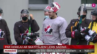 Par hokeju ar skatītājiem lems Saeima