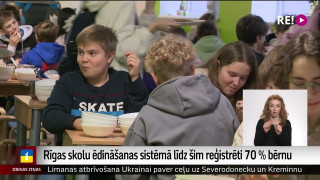 Rīgas skolu ēdināšanas sistēmā līdz šim reģistrēti 70 % bērnu