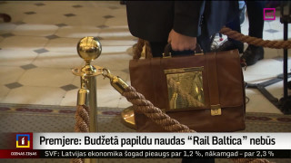 Premjere: Budžetā papildu naudas "Rail Baltica" nebūs