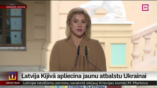 Latvija Kijivā apliecina jaunu atbalstu Ukrainai