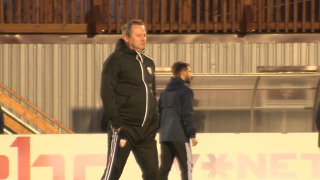 Latvijas futbolisti Jelgavā gatavojas spēlei pret Ziemeļmaķedoniju