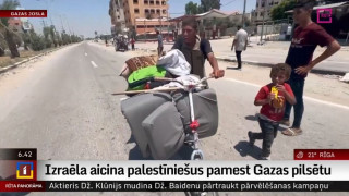 Izraēla aicina palestīniešus pamest Gazas pilsētu