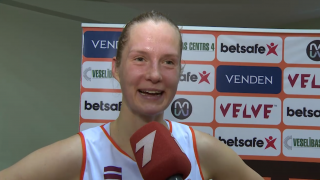Baltijas sieviešu basketbola līga. "TTT Rīga" - "Aistės-LSMU". Kate Vilka