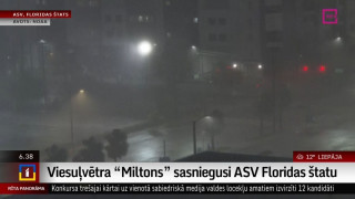 Viesuļvētra "Miltons" sasniegusi ASV Floridas štatu