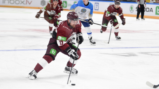 Pārbaudes spēle hokejā. Latvija – Kazahstāna. Tiešraide
