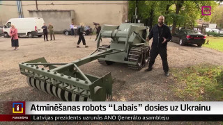 Atmīnēšanas robots "Labais" dosies uz Ukrainu