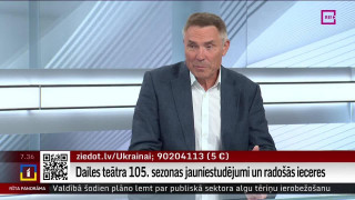 Intervija ar Dailes teātra direktoru Juri Žagaru