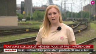 "Latvijas dzelzceļš" vērsies policijā pret influenceri