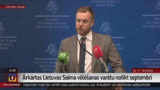 Lietuvā diskutē par ārkārtas Seima vēlēšanām