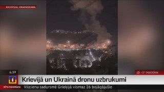 Krievijā un Ukrainā  dronu uzbrukumi