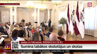 Sumina labākos skolotājus un skolas