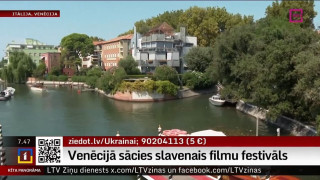 Venēcijā sācies slavenais filmu festivāls