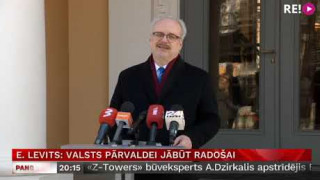 E. Levits: Valsts pārvaldei jābūt radošai