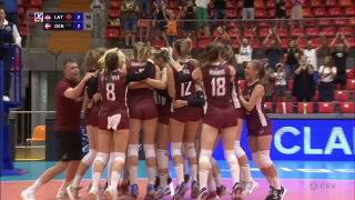 Eiropas čempionāta atlase volejbolā sievietēm Latvija – Dānija