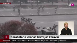 Kazahstānā ierodas Krievijas karavīri