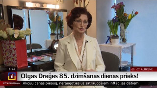 Olgas Dreģes 85. dzimšanas dienas prieks!