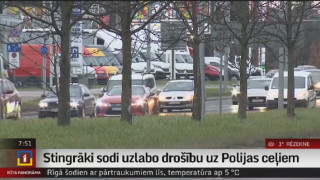Stingrāki sodi uzlabo drošību uz Polijas ceļiem