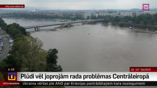 Plūdi vēl joprojām rada problēmas Centrāleiropā