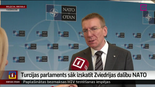 Turcijas parlaments sāk izskatīt Zviedrijas dalību NATO