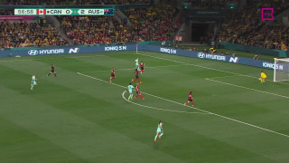 Pasaules kausa futbolā sievietēm spēle. Kanāda - Austrālija 0:3