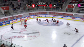 Šveice-Latvija 1:0. Pārbaudes spēle hokejā