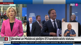 Ukrainai un Moldovai piešķirs ES kandidātvalsts statusu