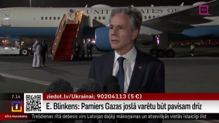 Blinkens: Pamiers Gazas joslā varētu būt pavisam drīz