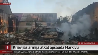 Krievijas armija atkal apšauda Harkivu