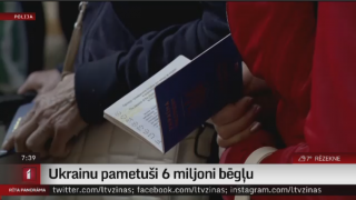 Ukrainu pametuši 6 miljoni bēgļu