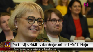 Par Latvijas Mūzikas akadēmijas rektori ievēlē Ilonu Meiju